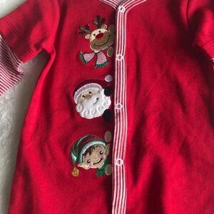 STARTING Out -  Like New One Piece Christmas Pajamas